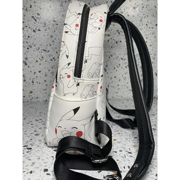 Loungefly Pokemon AOP Allover Print Pikachu Mini Backpack BoxLunch Exclusive - Picture 6 of 7